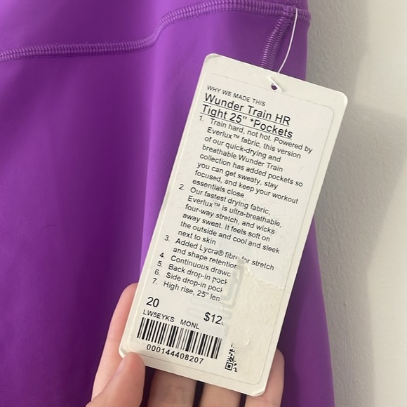 NWT Lululemon Wunder Train High Rise 25” Tight - Picture 3 of 7